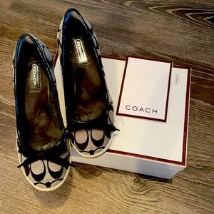 Coach wedge shoes